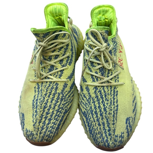 Adidas Yeezy Boost 350 V2 Semi Frozen B37572 Neon YellowSize men